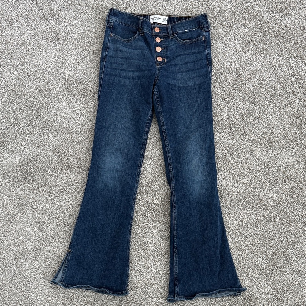 Abercrombie Kids Dark Blue Flare Jeans